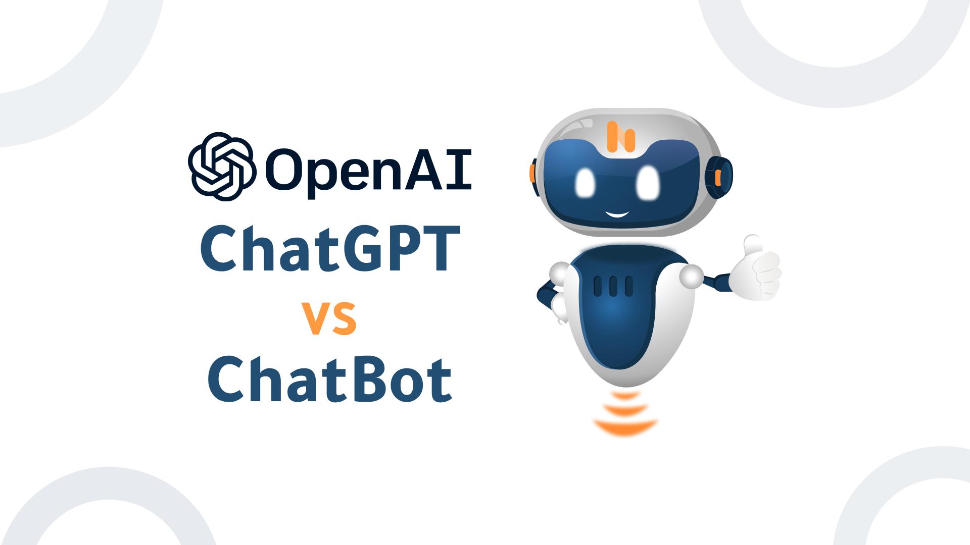 الفرق بين chatbots و chat gpt